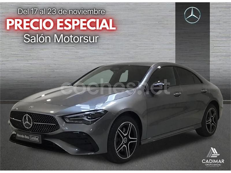 Gris montaña Usado 2024 Mercedes CLA250e Berlina | 41.500 € (Precio justo) - Imagen 1/4