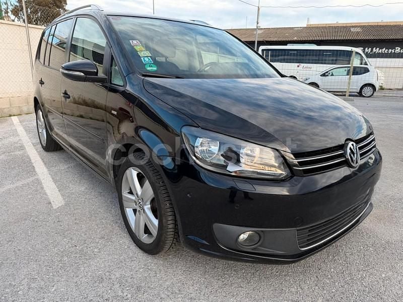 Negro Usado 2015 VW Touran Advance Monovolumen | 11.750 € (Super precio) - Imagen 1/4