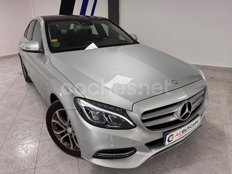 Usado Mercedes C220 170 CV (125 kW) 2015 Gris / plata Berlina