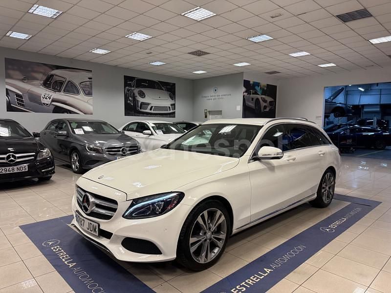 Blanco Usado 2015 Mercedes C220 Familiar | 14.990 € (Buen precio) - Imagen 1/4