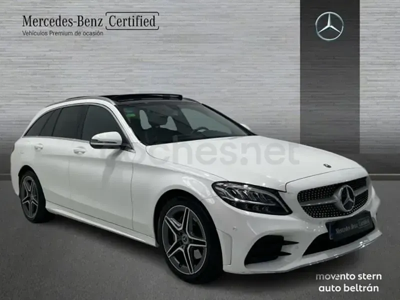 Usado Mercedes C200 184 CV (135 kW) 2020 Blanco Familiar