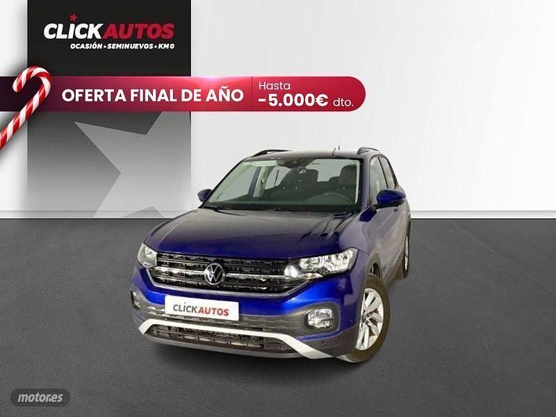 Azul Usado 2022 VW T-Cross Advance SUV | 17.600 € (Precio justo) - Imagen 1/4