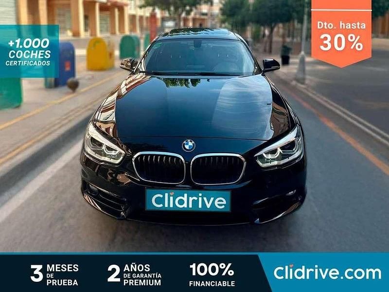 Usado BMW 118 Sport Line 150 CV (110 kW) 2015 Negro Utilitario
