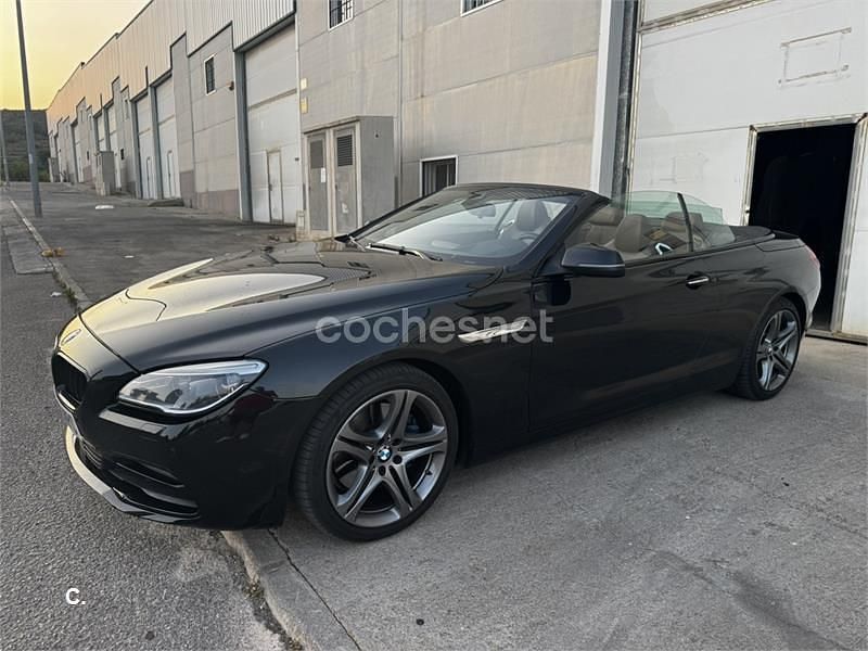 Usado BMW 640 Cabriolet 313 CV (230 kW) 2017 Negro Descapotable