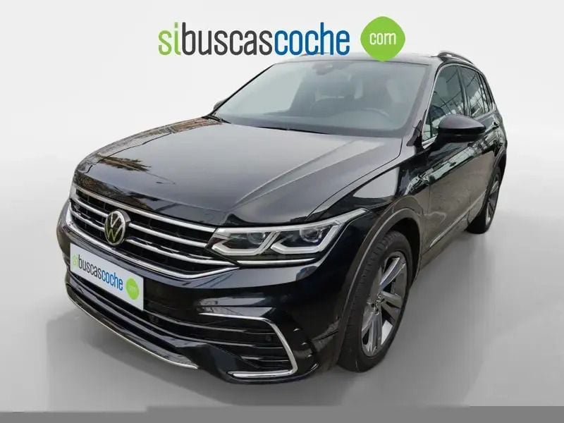 Negro Usado 2021 VW Tiguan R-line SUV | 33.990 € (Un poco caro) - Imagen 1/4