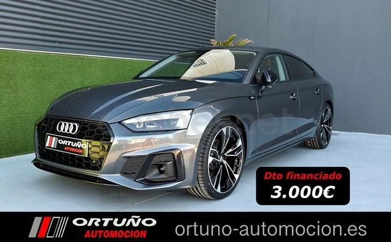 Usado Audi A5 Sportback S-Line 163 CV (119 kW) 2021 Gris / plata Utilitario