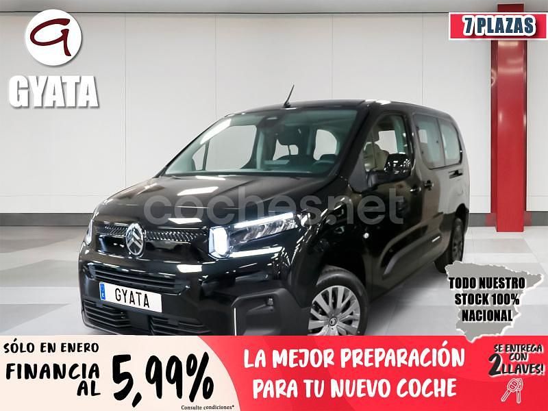 Negro Usado 2024 Citroën Berlingo Monovolumen | 20.990 € (Precio justo) - Imagen 1/4