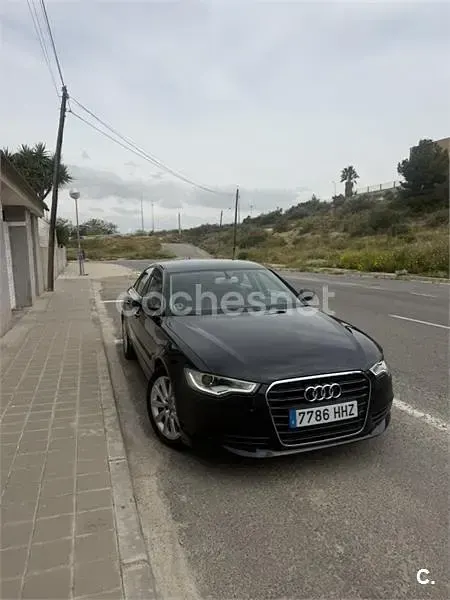 Usado Audi A6 204 CV (150 kW) 2012 Negro Berlina