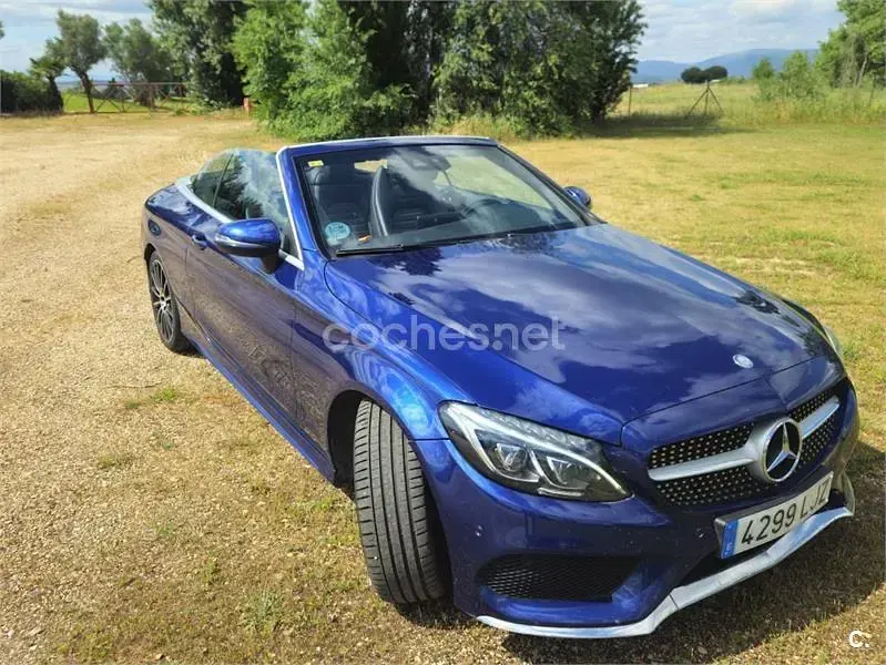 Używany Mercedes C220 170 KM (125 kW) 2017 Niebieski Kabriolet
