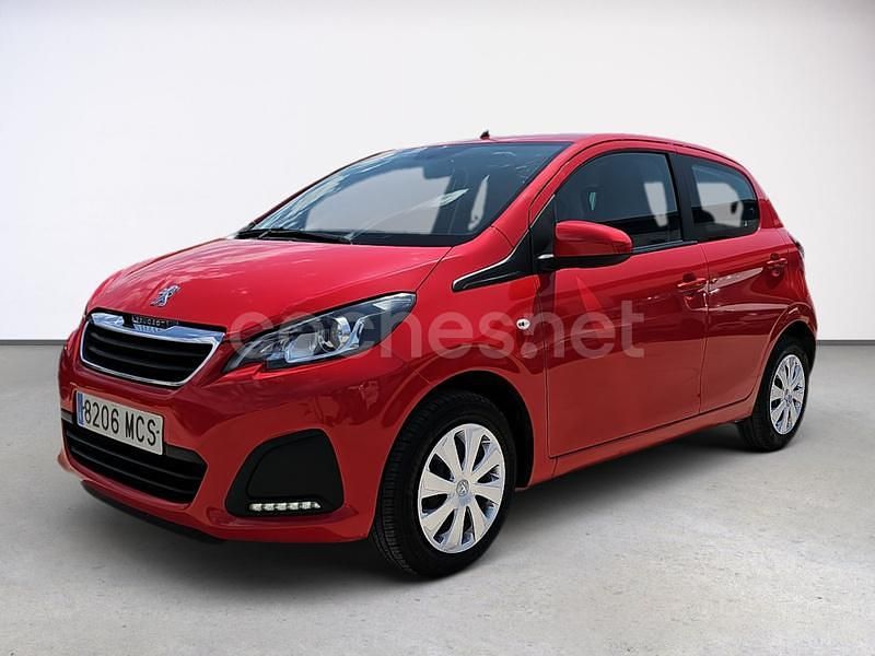 Rojo Usado 2021 Peugeot 108 Active Utilitario | 11.409 € (Precio justo) - Imagen 1/4