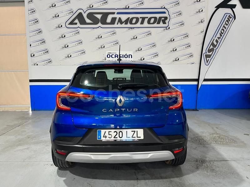 Usado Renault Captur Intens 90 CV (66 kW) 2022 Azul SUV