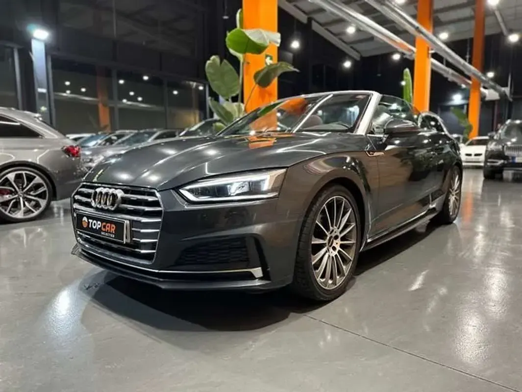 Usado Audi A5 S-Line 190 CV (139 kW) 2018 Gris Coupe