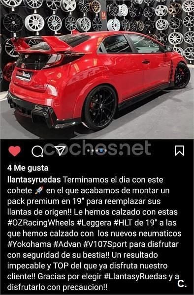 Usado Honda Civic Type R GT 320 CV (235 kW) 2016 Rojo Berlina