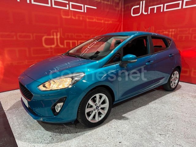 Azul Usado 2018 Ford Fiesta Trend+ Utilitario | 9999 € (Precio justo) - Imagen 1/4