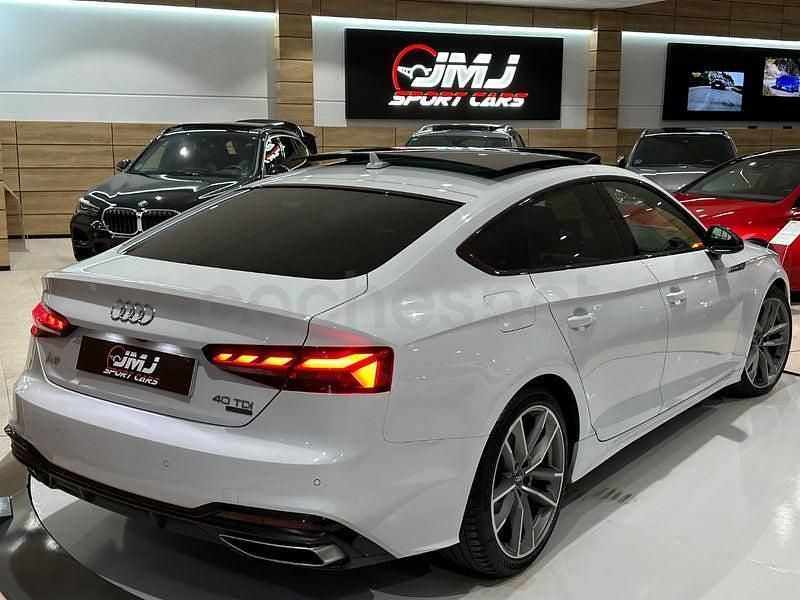 Usado Audi A5 Sportback S-Line 190 CV (139 kW) 2020 Blanco Utilitario
