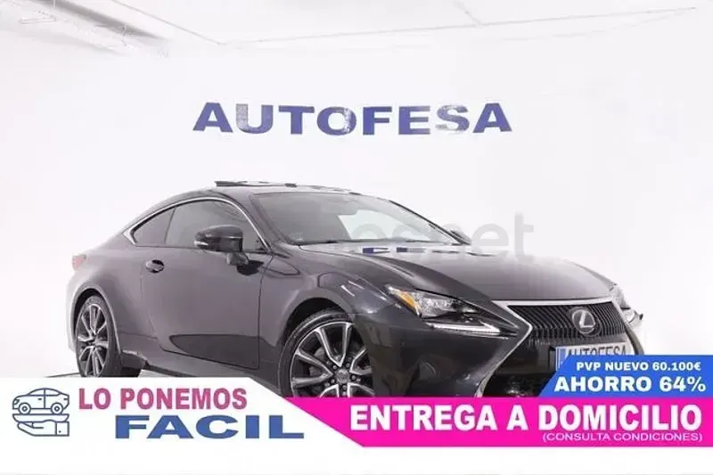 Usado Lexus RC300h Executive Line 223 CV (164 kW) 2017 Negro Coupe