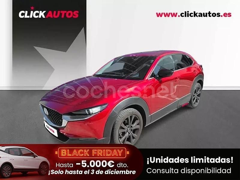 Rojo Usado 2024 Mazda CX-30 Homura-Line SUV | 26.500 € (Un poco caro) - Imagen 1/4