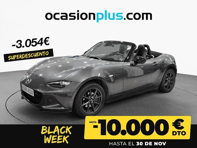 Gris Usado 2018 Mazda MX5 Descapotable | 21.390 € (Precio justo) - Imagen 1/4