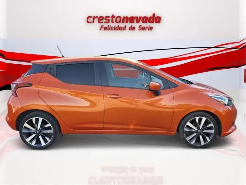 Usado Nissan Micra N-Connecta 90 CV (66 kW) 2017 Naranja Utilitario