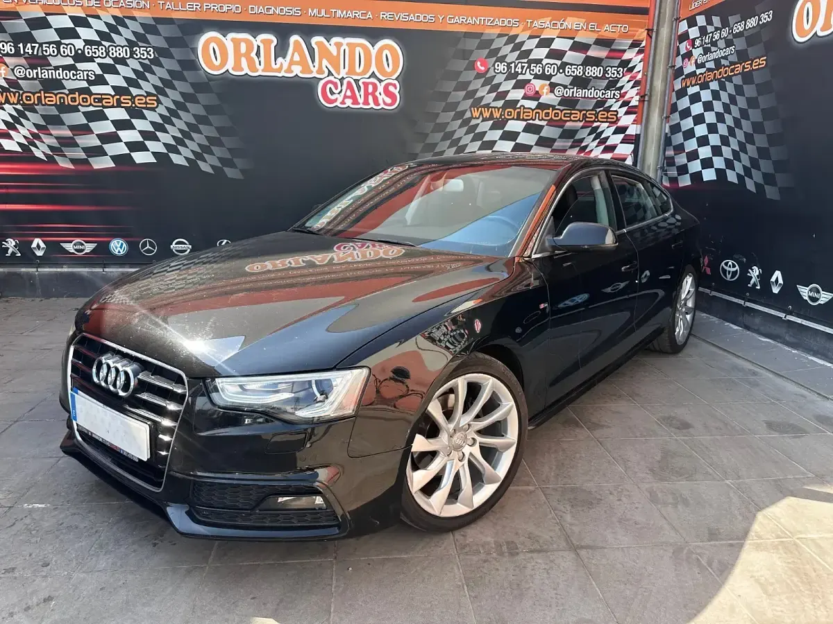 Usado Audi A5 Sportback Advanced Plus 177 CV (130 kW) 2016 Negro Utilitario