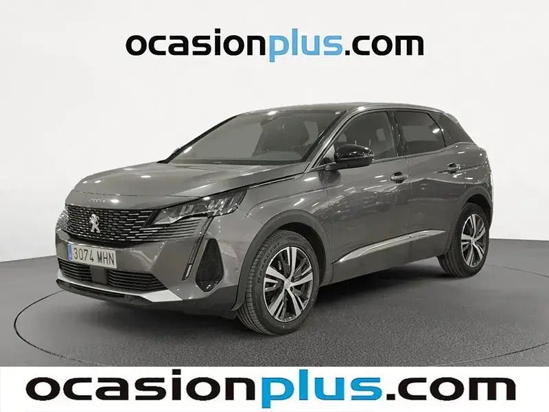 Gris plata Usado 2023 Peugeot 3008 Allure SUV | 18.591 € (Buen precio) - Imagen 1/4