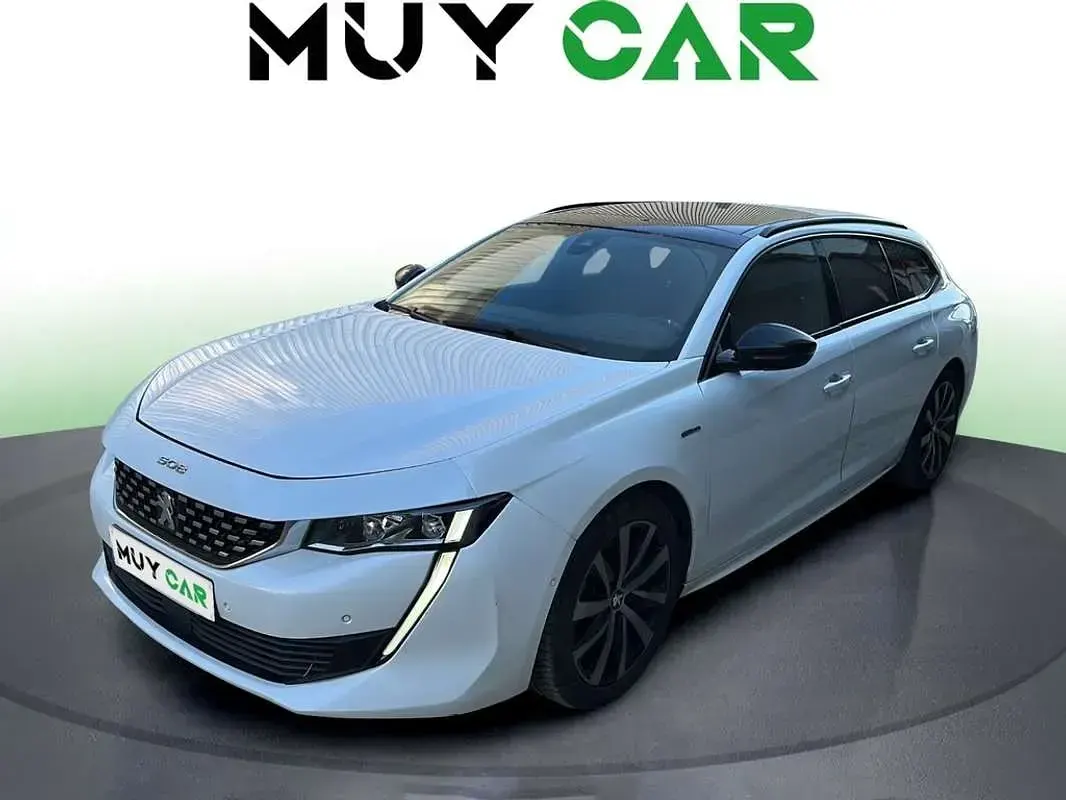 Usado Peugeot 508 SW GT-line 177 CV (130 kW) 2020 Blanco Familiar