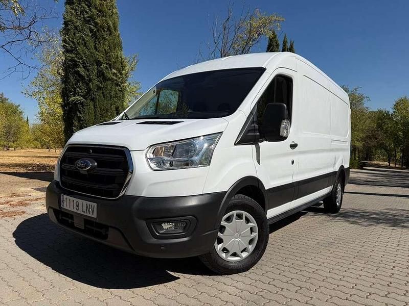 Blanco Usado 2021 Ford Transit Trend Van | 21.990 € (Precio justo) - Imagen 1/4