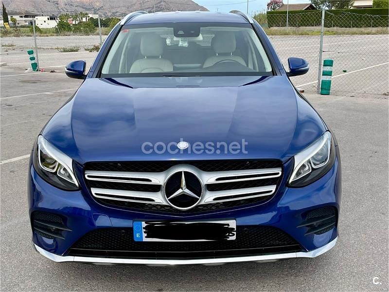 Usado Mercedes GLC220 170 CV (125 kW) 2016 Azul SUV