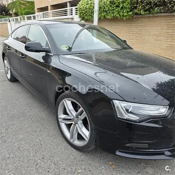 Usado Audi A5 Sportback S-Line 143 CV (105 kW) 2012 Negro Utilitario