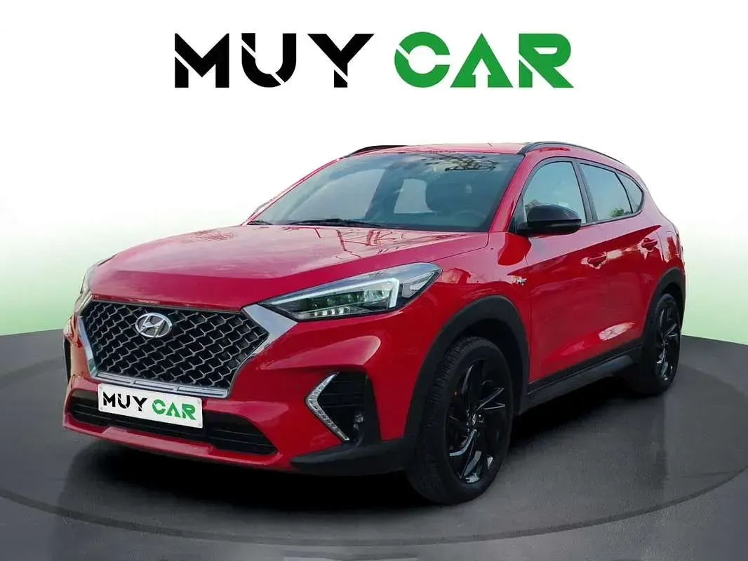 Usado Hyundai Tucson N Line 136 CV (100 kW) 2020 Rojo SUV