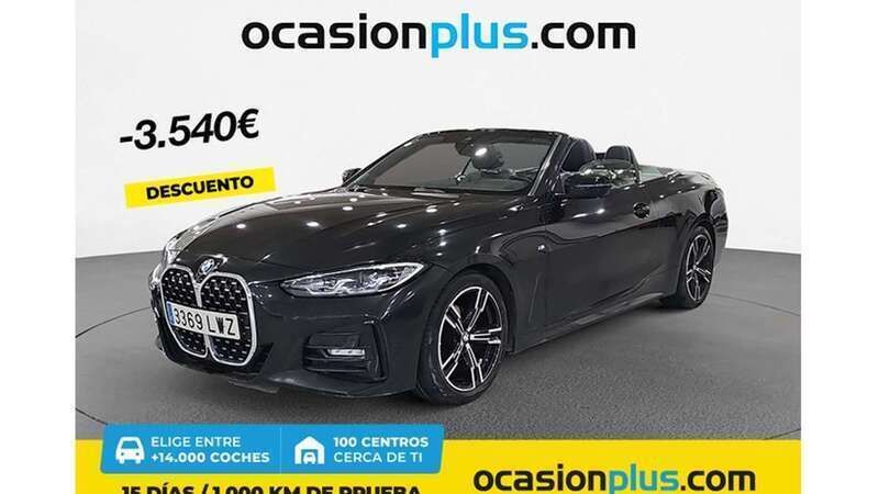 Negro Usado 2022 BMW 420 Descapotable | 35.410 € (Super precio) - Imagen 1/4