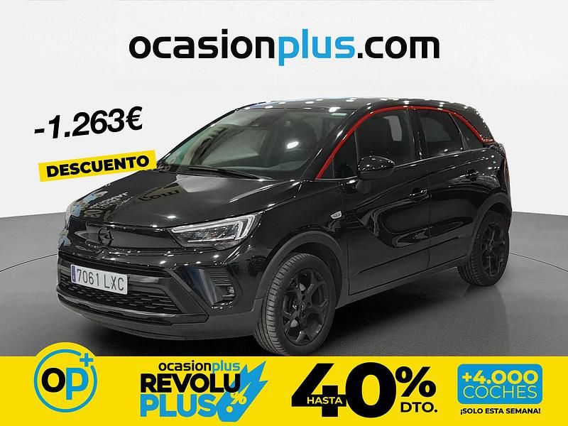 Usado Opel Crossland X GS Line 130 CV (95 kW) 2022 Negro SUV