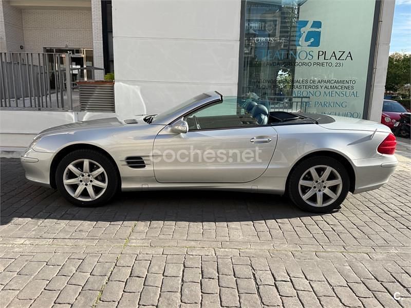 Usado Mercedes SL350 245 CV (180 kW) 2003 Gris / plata Descapotable