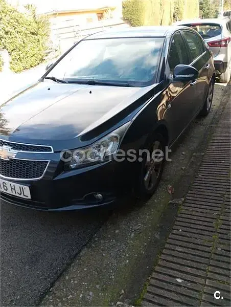 Usado Chevrolet Cruze LTZ 163 CV (119 kW) 2012 Negro Berlina