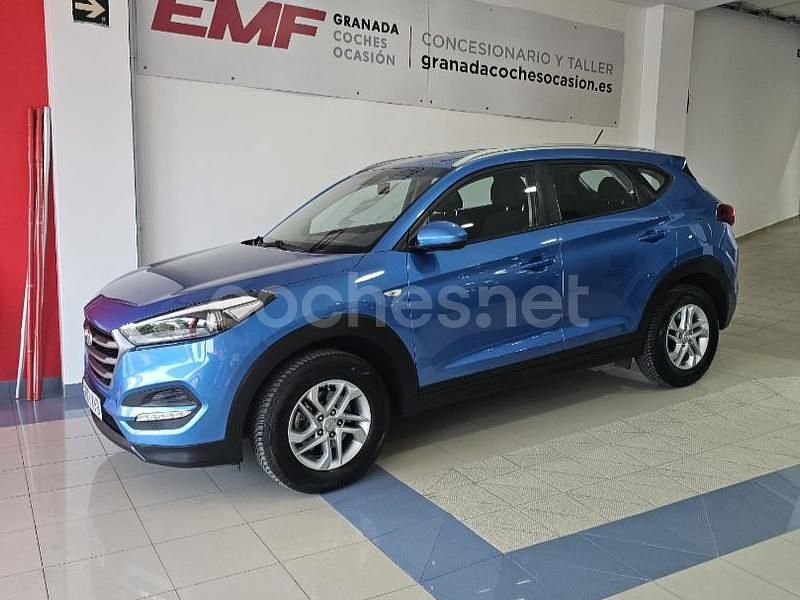 Azul Usado 2018 Hyundai Tucson GO! SUV | 15.900 € (Precio justo) - Imagen 1/4