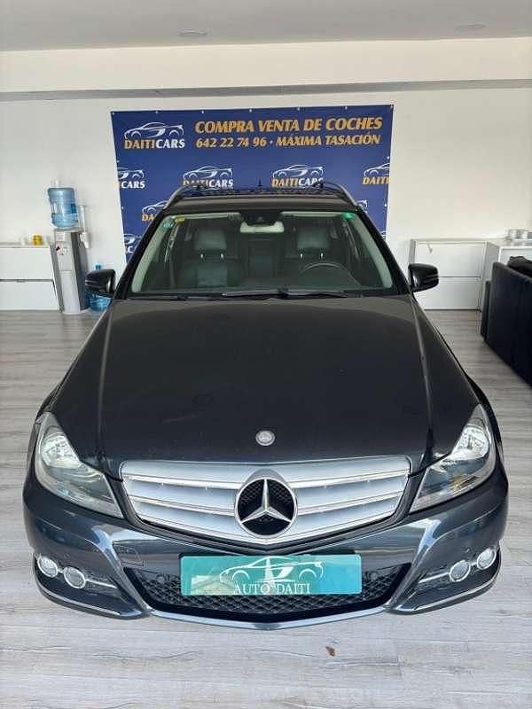 Negro Usado 2012 Mercedes C220 Elegance Familiar | 8650 € (Buen precio) - Imagen 1/4