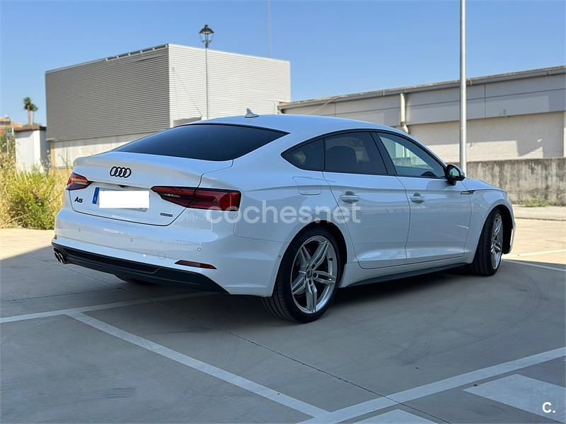 Usado Audi A5 Sportback Sport 218 CV (160 kW) 2017 Blanco Utilitario