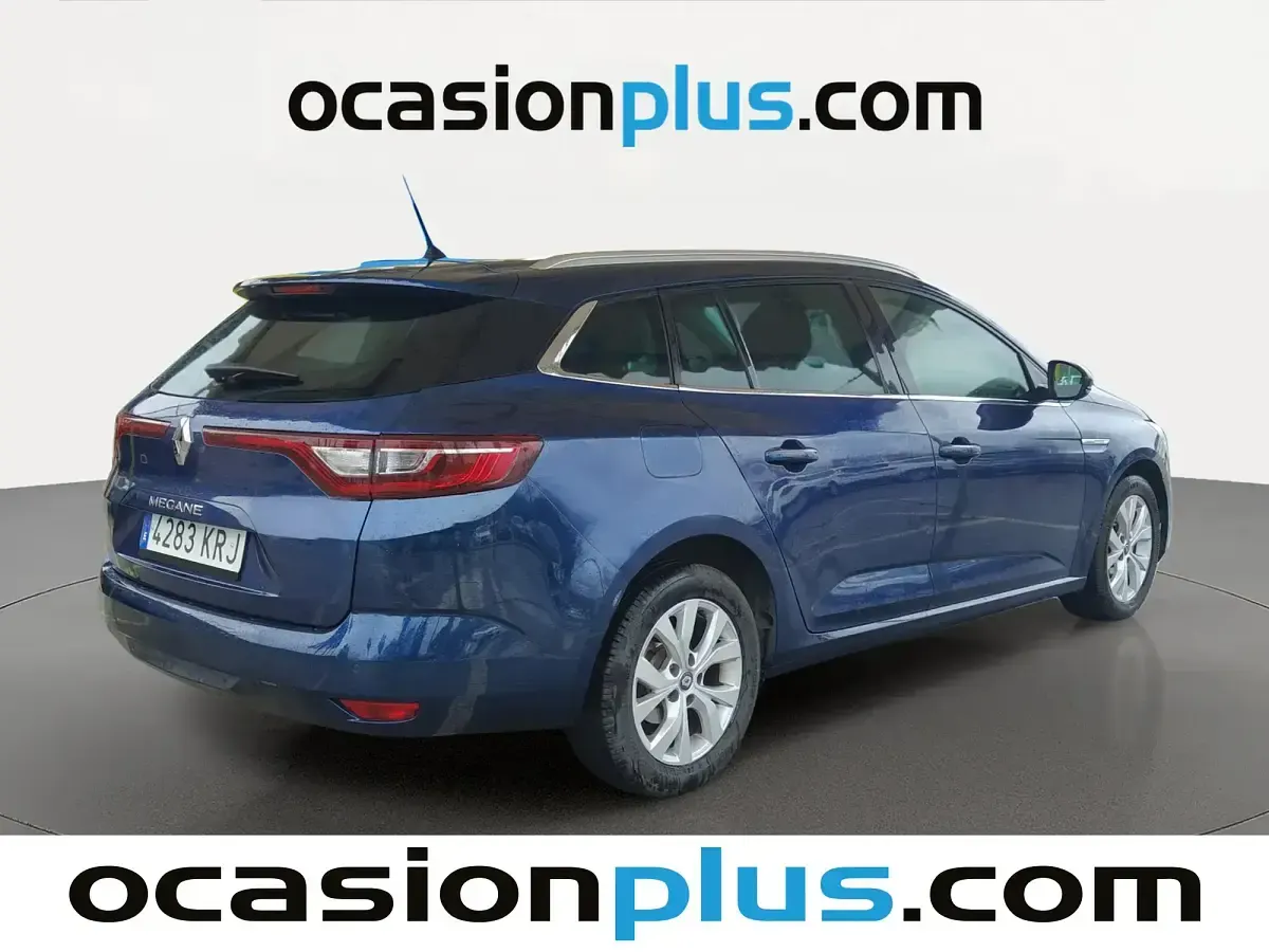 Usado Renault Mégane GrandTour LIMITED 130 CV (95 kW) 2018 Azul Familiar