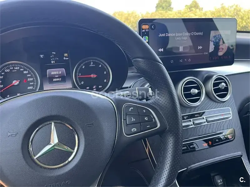 Usado Mercedes GLC250 204 CV (150 kW) 2019 Azul SUV