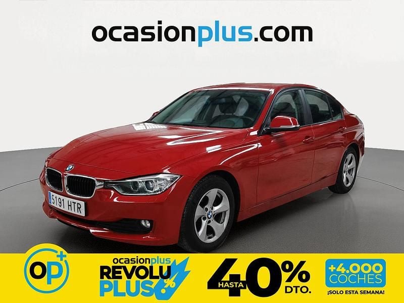 Usado BMW 320 Efficient Dynamics 163 CV (119 kW) 2013 Rojo Berlina