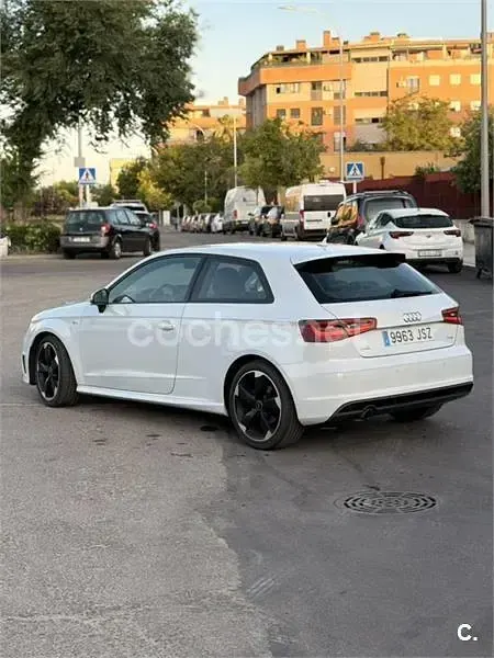 Usado Audi A3 S-Line 110 CV (80 kW) 2016 Blanco Berlina