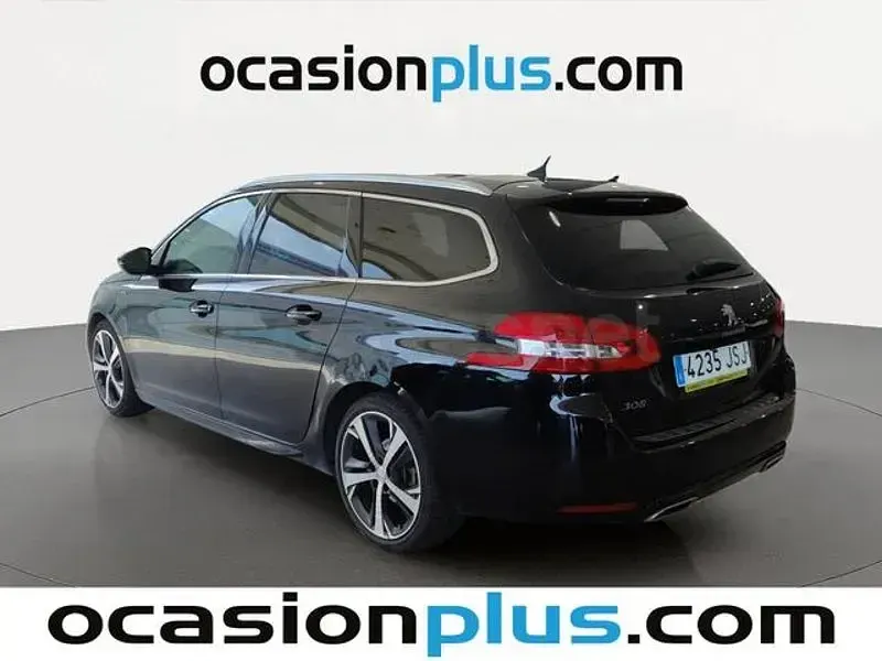 Usado Peugeot 308 SW GT-line 150 CV (110 kW) 2016 Negro Familiar