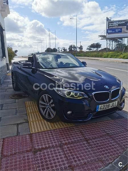 Usado BMW 218 150 CV (110 kW) 2016 Negro Descapotable