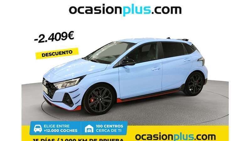 Azul Usado 2021 Hyundai i20 Utilitario | 24.091 € (Precio justo) - Imagen 1/4