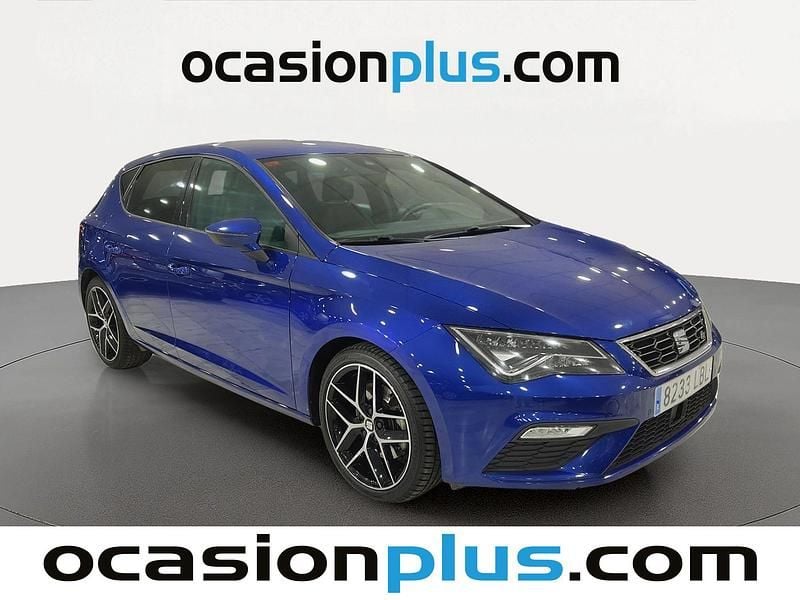Usado Seat Leon FR 150 CV (110 kW) 2019 Azul Utilitario