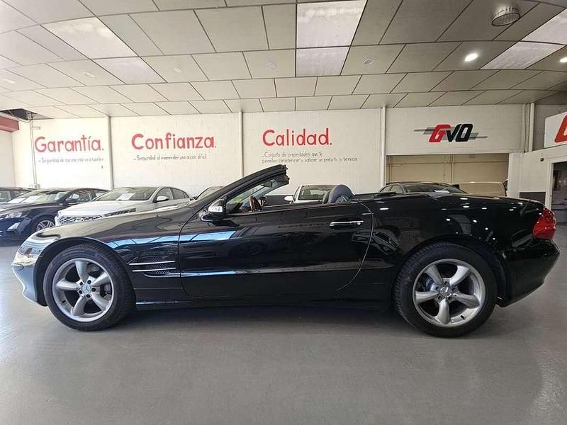 Usado Mercedes SL500 306 CV (225 kW) 2001 Negro Descapotable