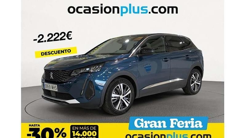Azul Usado 2023 Peugeot 3008 Allure Monovolumen | 22.228 € (Precio justo) - Imagen 1/4