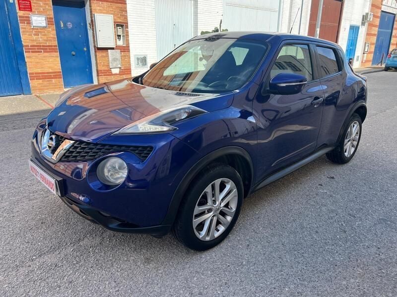 Azul Usado 2015 Nissan Juke Acenta SUV | 8500 € (Precio justo) - Imagen 1/4