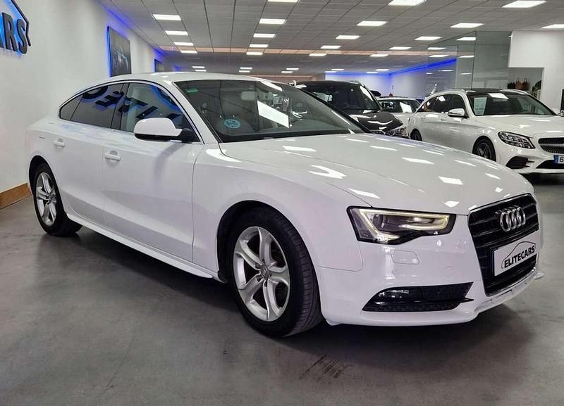 Usado Audi A5 Sportback 190 CV (139 kW) 2015 Blanco Utilitario
