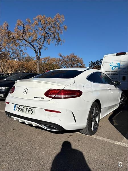 Usado Mercedes C220 170 CV (125 kW) 2017 Blanco Coupe